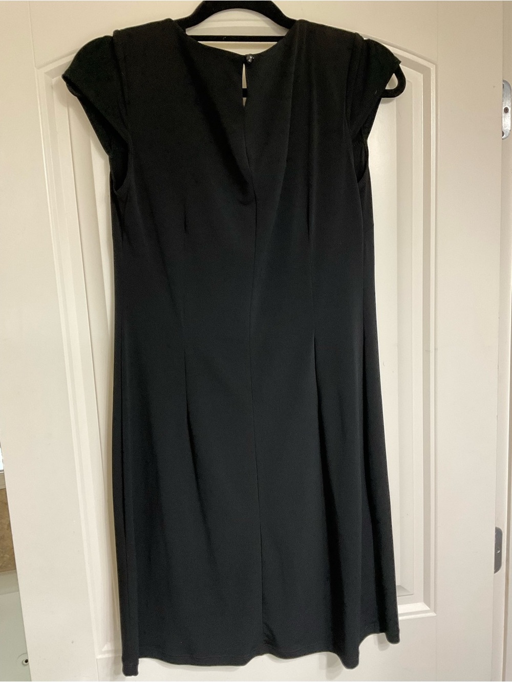 NWOT MSK Black Mini Dress with Silver Embellished Neckline Size 8 - Picture 10 of 11